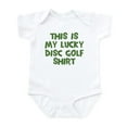 thumbnail image 1 of CafePress - Lucky Disc Golf Infant Bodysuit - Baby Light Bodysuit, Size Newborn - 24 Months, 1 of 4