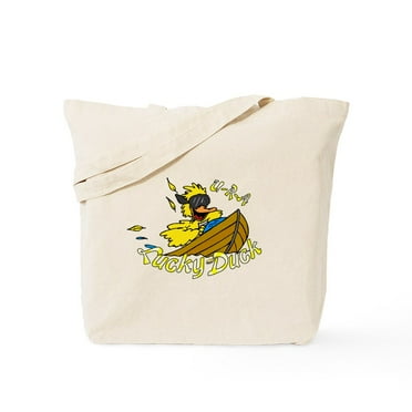 CafePress - Lucky Duck Tote Bag - Unisex Canvas Tote Bag, Beige, 1-Piece