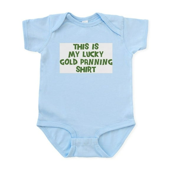 CafePress - Lucky Gold Panning Infant Bodysuit - Baby Light Bodysuit, Size Newborn - 24 Months