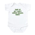 thumbnail image 1 of CafePress - Lucky Horse Racing Infant Bodysuit - Baby Light Bodysuit, Size Newborn - 24 Months, 1 of 4