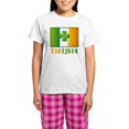 thumbnail image 1 of CafePress - Lucky Irish Flag Women's Light Pajamas - Women's Short Sleeve Print T-Shirt and Pants Light Cotton Pajama Set, 1 of 7