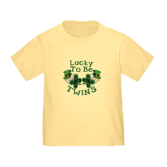 CafePress - Lucky TWINS Toddler T Shirt - Cute Toddler T-Shirt, 100% Cotton