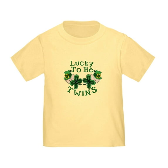 CafePress - Lucky TWINS Toddler T Shirt - Cute Toddler T-Shirt, 100% Cotton