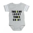 thumbnail image 1 of CafePress - Lucky Tennis Shirt - Cute Infant Baby Football Bodysuit, 1 of 3
