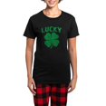 thumbnail image 1 of CafePress - Lucky Women's Dark Pajamas - Women's Short Sleeve Print T-Shirt and Pants Dark Cotton Pajama Set, 1 of 7
