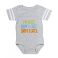 thumbnail image 1 of CafePress - Luckydad - Cute Infant Baby Football Bodysuit, 1 of 3
