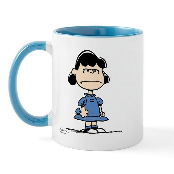 CafePress - Lucy Van Pelt Large Mug - 11 oz Ceramic Mug - Novelty Coffee Tea Cup