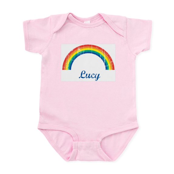 CafePress - Lucy Vintage Rainbow Infant Bodysuit - Baby Light Bodysuit, Size Newborn - 24 Months