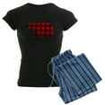 thumbnail image 1 of CafePress - Lumberjack Buffalo Plaid Bea - Women's Dark Pajamas, 1 of 4