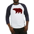 thumbnail image 1 of CafePress - Lumberjack Buffalo Plaid Bear Baseball Jersey - Cotton Baseball Jersey, 3/4 Raglan Sleeve Shirt, 1 of 4
