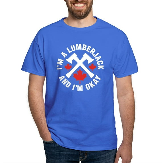 CafePress - Lumberjack Dark T Shirt - Men's Classic Graphic Cotton T-Shirt