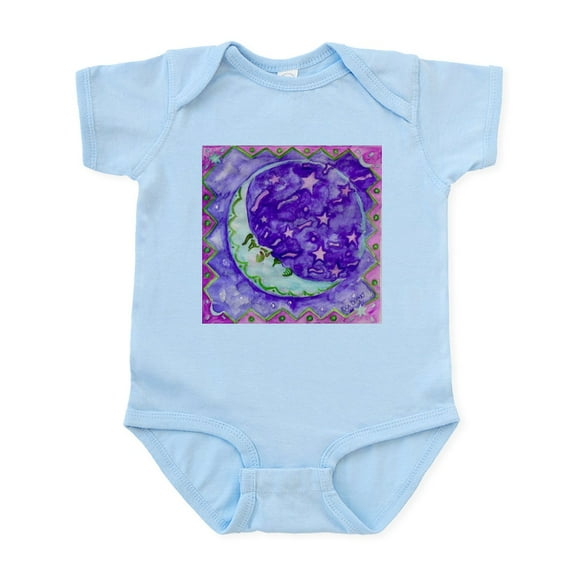 CafePress - Luna Body Suit - Baby Light Bodysuit, Size Newborn - 24 Months