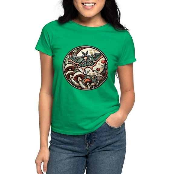 CafePress - Luna Cottagecore Women's Value T Shirt - Women's Traditional Fit Dark T-Shirt