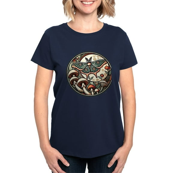 CafePress - Luna Cottagecore Women's Value T Shirt - Women's Traditional Fit Dark T-Shirt