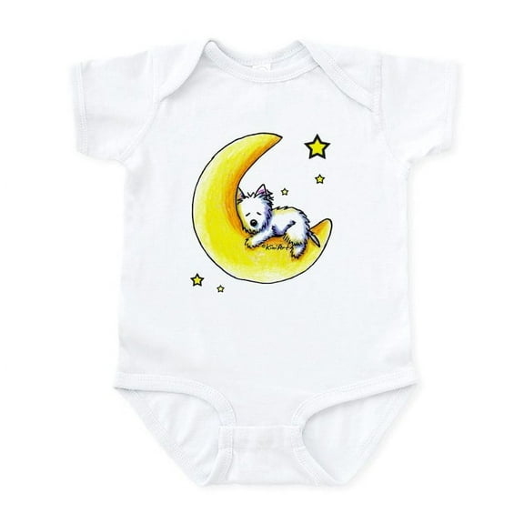 CafePress - Lunar Love Infant Bodysuit - Baby Light Bodysuit, Size Newborn - 24 Months