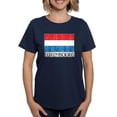 thumbnail image 1 of CafePress - Luxembourg Flag Ash Grey T Shirt - Women's Traditional Fit Dark T-Shirt, 1 of 4