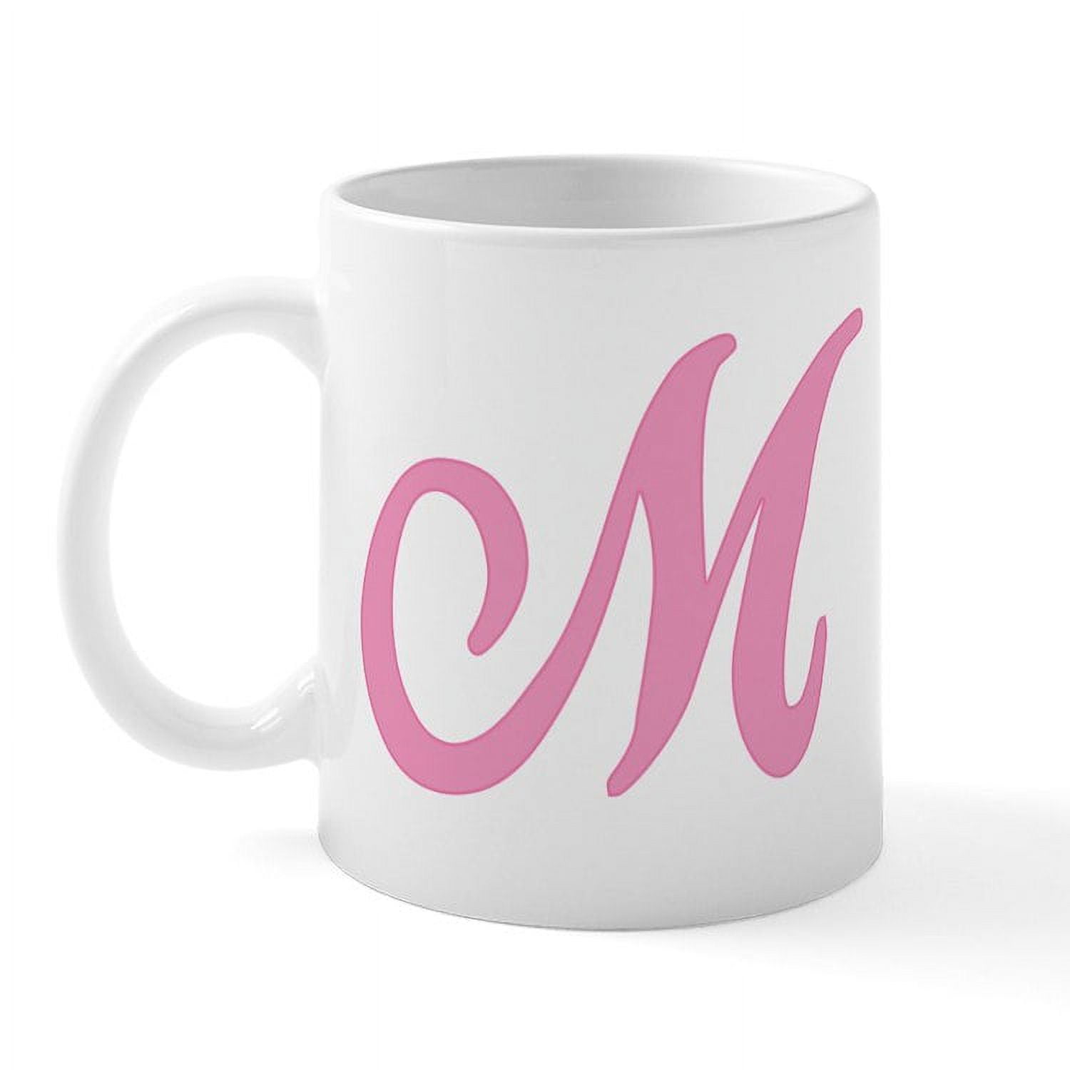 Funky Yellow Letter M Coffee Mug for Sale by D-Spot Shop