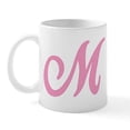 thumbnail image 1 of CafePress - M Initial Mug - 11 oz Ceramic Mug - Novelty Coffee Tea Cup, 1 of 3