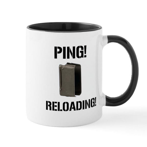 CafePress - M1 Garand Enbloc Clip Mug - 11 oz Ceramic Mug - Novelty Coffee Tea Cup