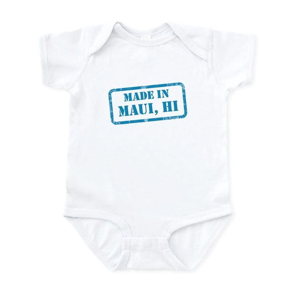 CafePress - MADE IN MAUI Infant Bodysuit - Baby Light Bodysuit, Size Newborn - 24 Months