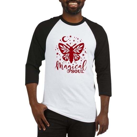 CafePress - MAGICAL SOUL Baseball Jersey - Cotton Baseball Jersey, 3/4 Raglan Sleeve Shirt
