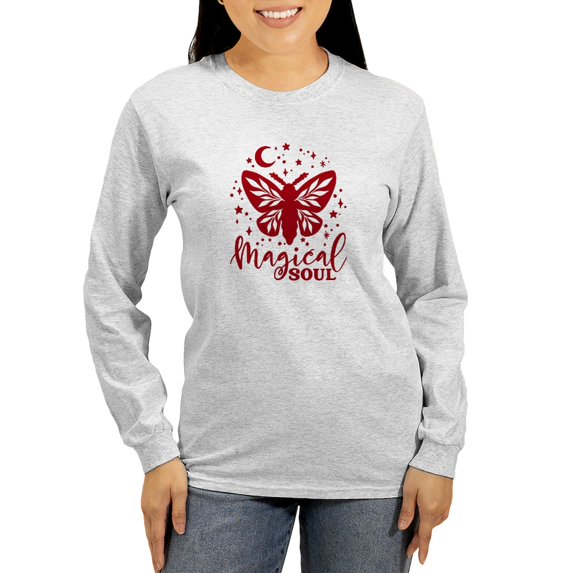 CafePress - MAGICAL SOUL Long Sleeve T Shirt - Women's Long Sleeve Graphic Casual T-Shirt