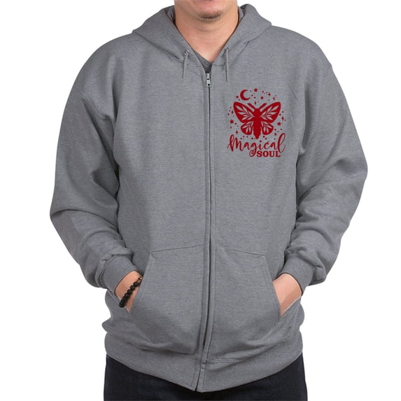 CafePress - MAGICAL SOUL Sweatshirt - Zip Hoodie, Classic Hooded Sweatshirt with Metal Zipper