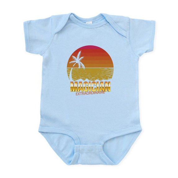 CafePress - MAGICIAN Extraordinaire Vintage Sunset Body Suit - Baby Light Bodysuit, Size Newborn - 24 Months