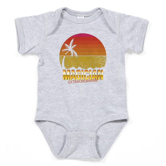 CafePress - MAGICIAN Extraordinaire Vintage Sunset Body Suit - Cute Infant Bodysuit Baby Romper - Size Newborn - 24 Months