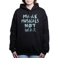 thumbnail image 1 of CafePress - MAKE MUSICALS NOT WAR2 - Pullover Hoodie, Classic & Comfortable Hooded Sweatshirt, 1 of 4