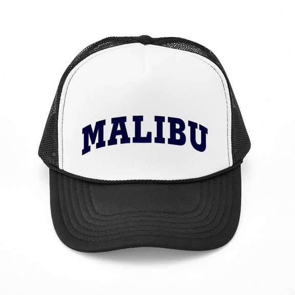 CafePress - MALIBU - Adjustable Unisex Printed Trucker Hat with Mesh Back