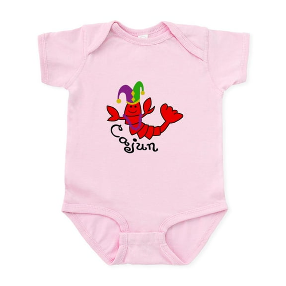 CafePress - MARDI GRAS CAJUN CRAWFISH Body Suit - Baby Light Bodysuit, Size Newborn - 24 Months
