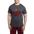 thumbnail image 1 of CafePress - MARDI GRAS CAJUN CRAWFISH - Men's Loose Fit, Cotton - 2 Piece Pajama Set, 1 of 7