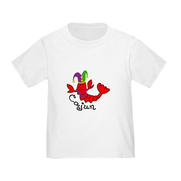 CafePress - MARDI GRAS CAJUN CRAWFISH T Shirt - Cute Toddler T-Shirt, 100% Cotton
