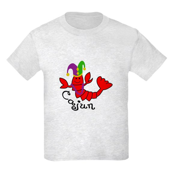 CafePress - MARDI GRAS CAJUN CRAWFISH T Shirt - Light Classic Kids Graphic, Short Sleeve T-Shirt, Sizes XS-XL
