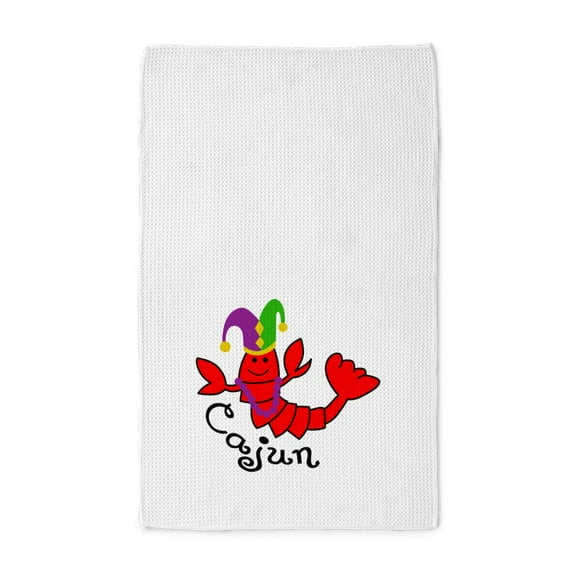 CafePress - MARDI GRAS CAJUN CRAWFISH - Tea Towel
