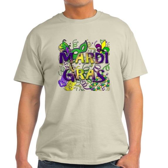 CafePress - MARDI GRAS Light T Shirt - Men's Classic Graphic T-Shirt