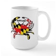 thumbnail image 1 of CafePress - MARYLAND CRAB Mugs - 15 oz Ceramic Large White Novelty Mug, 1 of 6