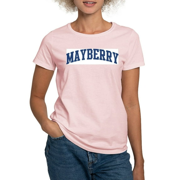 CafePress - MAYBERRY Design (Blue) Women's Light T Shirt - Women's Classic T-Shirt