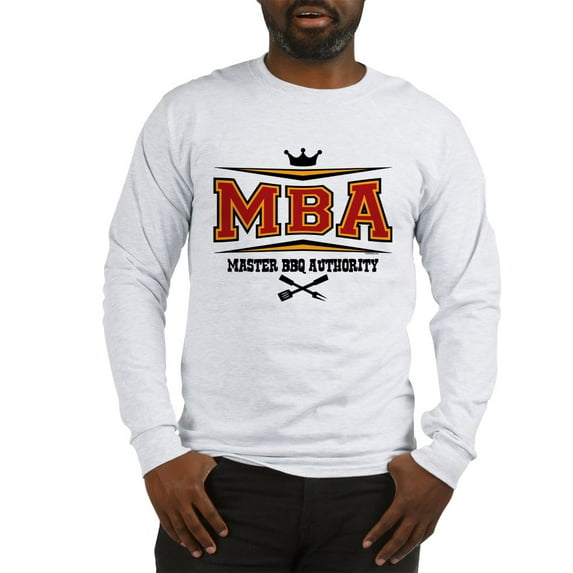 CafePress - MBA Barbecue Long Sleeve T Shirt - Unisex Cotton Long Sleeve T-Shirt