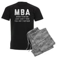 thumbnail image 1 of CafePress - MBA When Your BS Just Can't Ta Men's Dark Pajamas - Men's Dark Loose Fit Cotton Pajama Set, 1 of 7