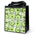 thumbnail image 1 of CafePress - MCM Abstract Pattern Chartreuse - 12"x 13", 100% Recycled, Reusable Grocery Bag, 1 of 3