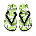 thumbnail image 1 of CafePress - MCM Abstract Pattern Chartreuse - Flip Flops, Funny Thong Sandals, Beach Sandals, 1 of 5