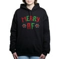 thumbnail image 1 of CafePress - MERRY AF Sweatshirt - Pullover Hoodie, Classic & Comfortable Hooded Sweatshirt, 1 of 4