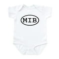 thumbnail image 1 of CafePress - MIB Oval Infant Bodysuit - Baby Light Bodysuit, Size Newborn - 24 Months, 1 of 4