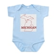 thumbnail image 1 of CafePress - MICHIGAN Body Suit - Baby Light Bodysuit, Size Newborn - 24 Months, 1 of 4