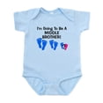 thumbnail image 1 of CafePress - MIDDLE BROTHER Body Suit - Baby Light Bodysuit, Size Newborn - 24 Months, 1 of 4