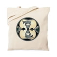 thumbnail image 1 of CafePress - MIMBRES CHECKERED GOATS BOWL DESIGN Tote Bag - Unisex Canvas Tote Bag, Beige, 1-Piece, 1 of 6