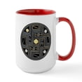 thumbnail image 1 of CafePress - MIMBRES MAZES BOWL DESIGN Large Mug - 15 oz Ceramic Large White Novelty Mug, 1 of 4