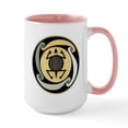 thumbnail image 1 of CafePress - MIMBRES WATER TURTLE BOWL DESIGN Large Mug - 15 oz Ceramic Large White Novelty Mug, 1 of 4